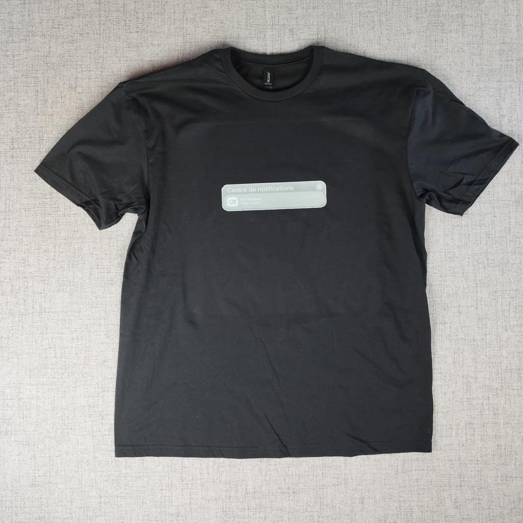 T-shirt manches courtes "Notification Cédric"