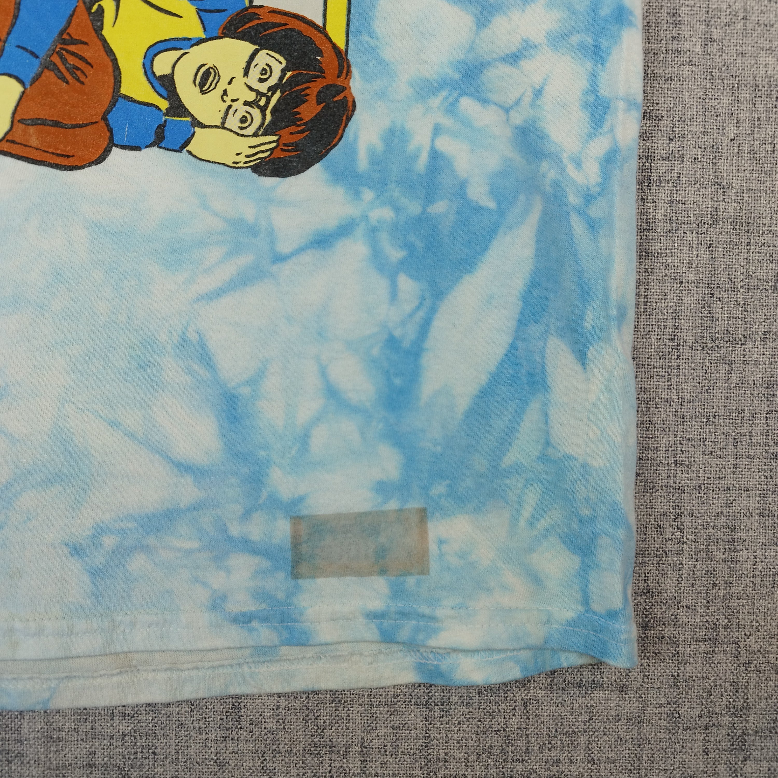 T-shirt vintage, motif 70's, Dessin humoristique, Steven Rhodes, taille M