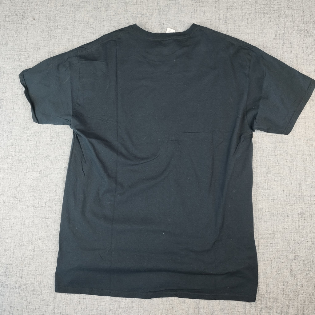 T-shirt noir sabres laser couleurs LGBTQ+ taille L