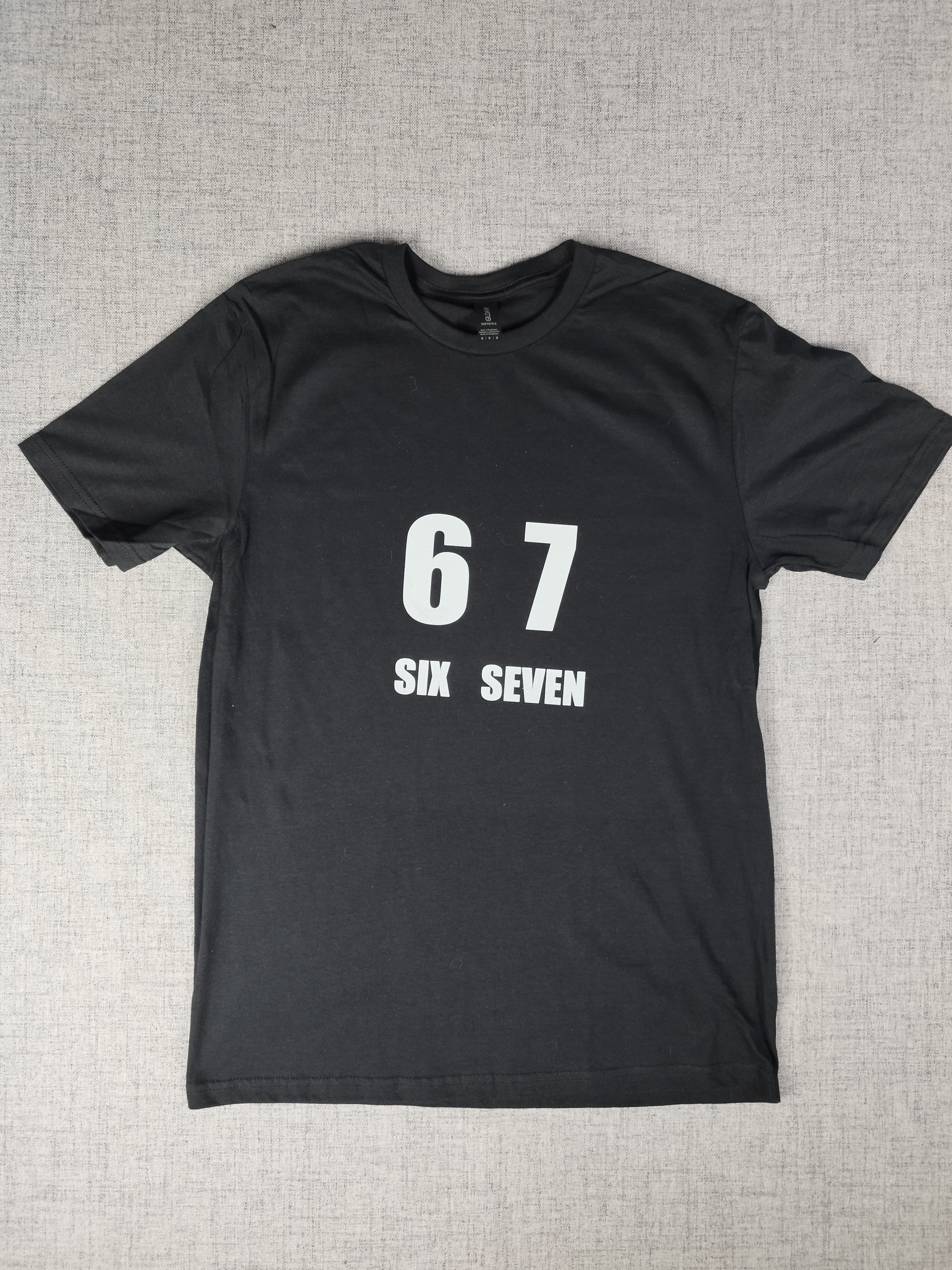 t-shirt manches courtes - 6 7 Six Seven - Noir
