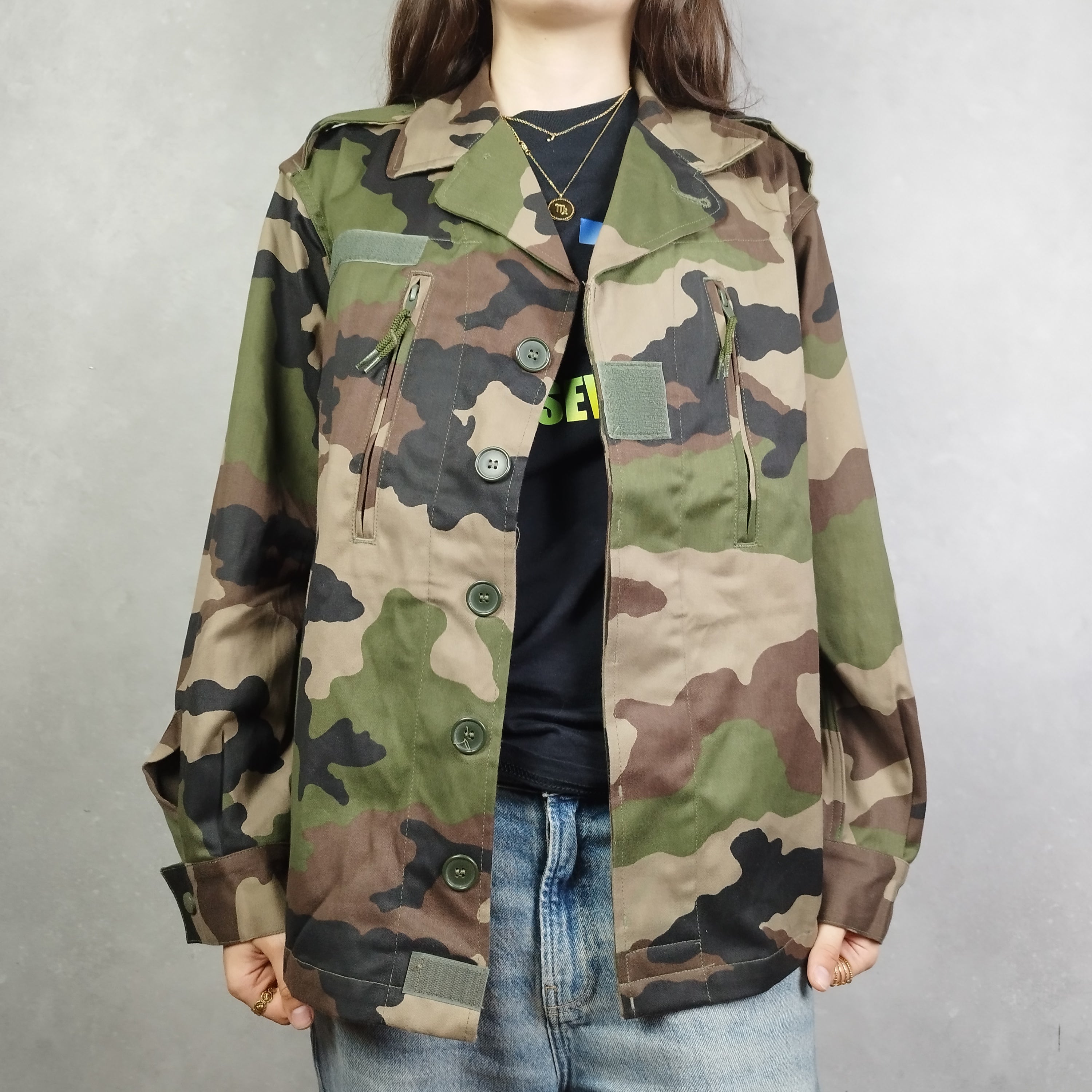 Veste camouflage - Création unique - No War Nowhere taille L Neuve