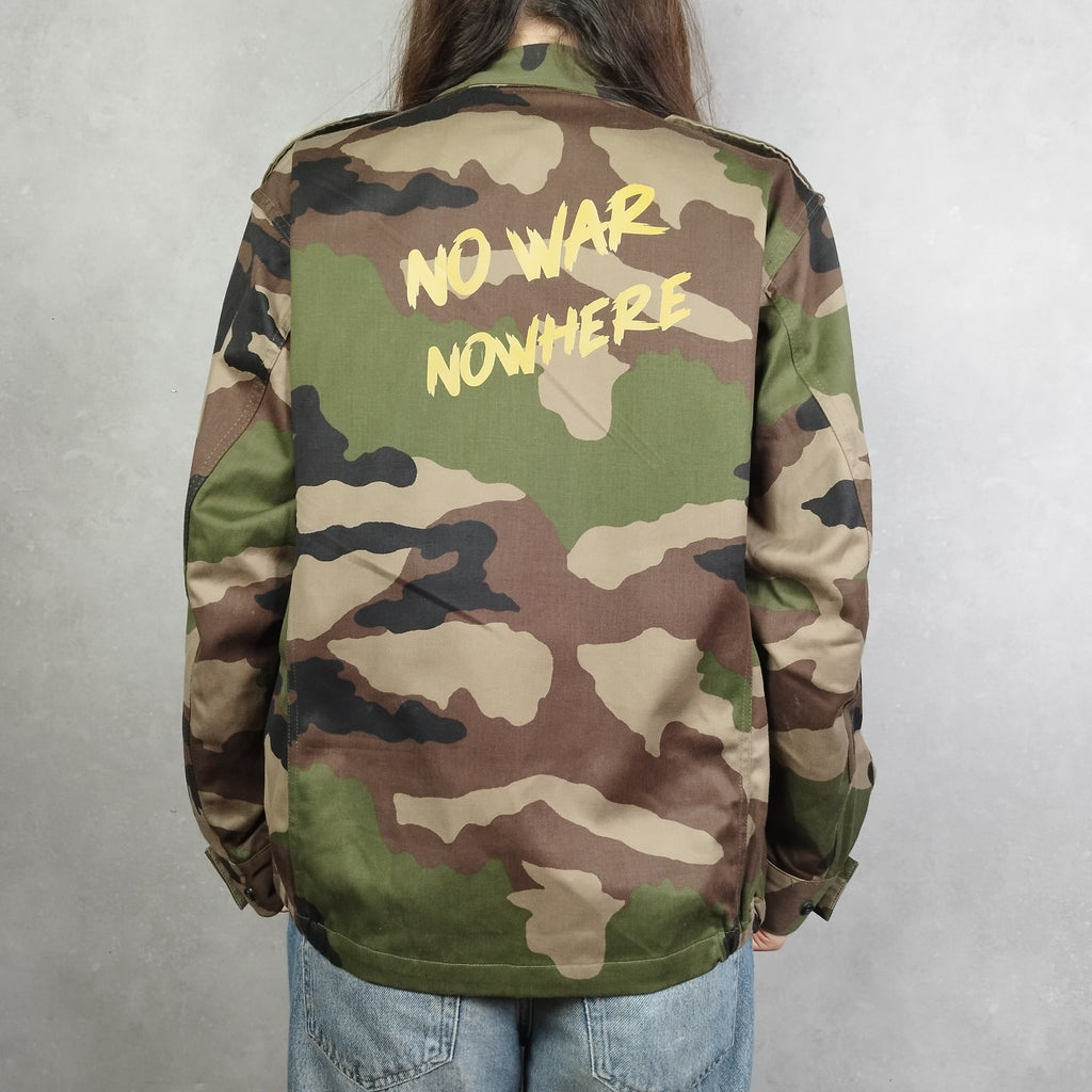 Veste camouflage - Création unique - No War Nowhere taille L Neuve