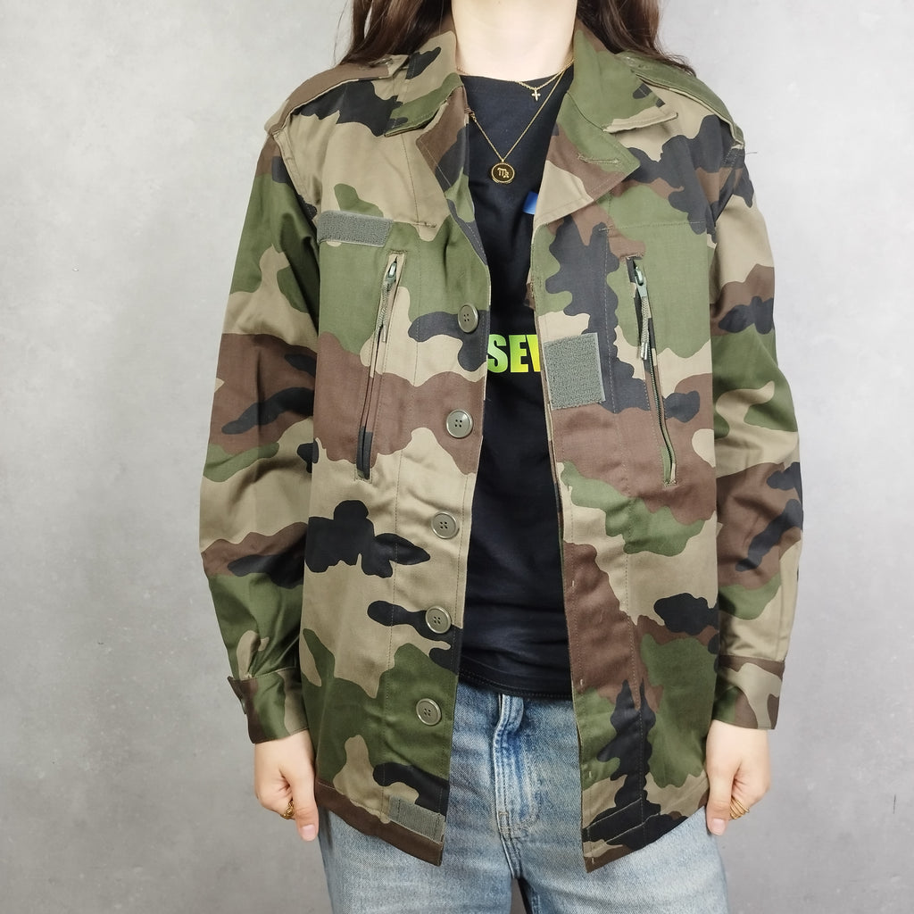 Veste camouflage - Création originale, unisexe - taille L - No war Nowhere