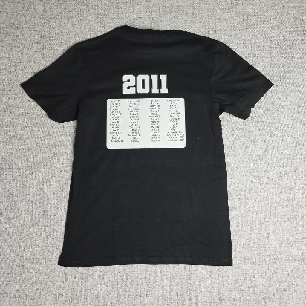 T-shirt Création originale "2011" - T-shirt souvenir des élèves